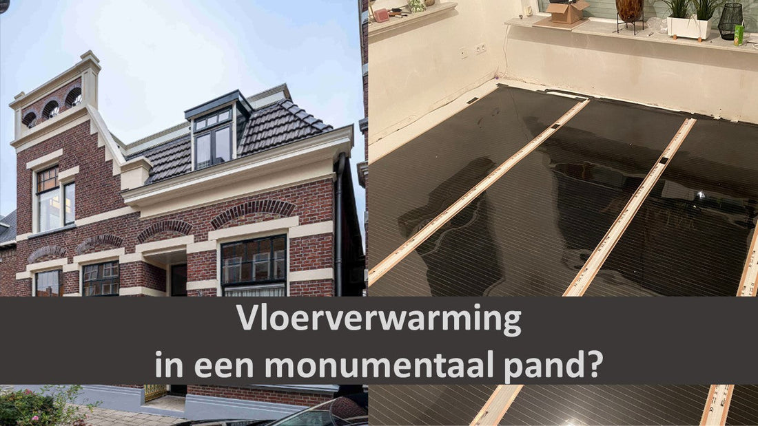 Infrarood vloerverwarming in een monumentaal pand 