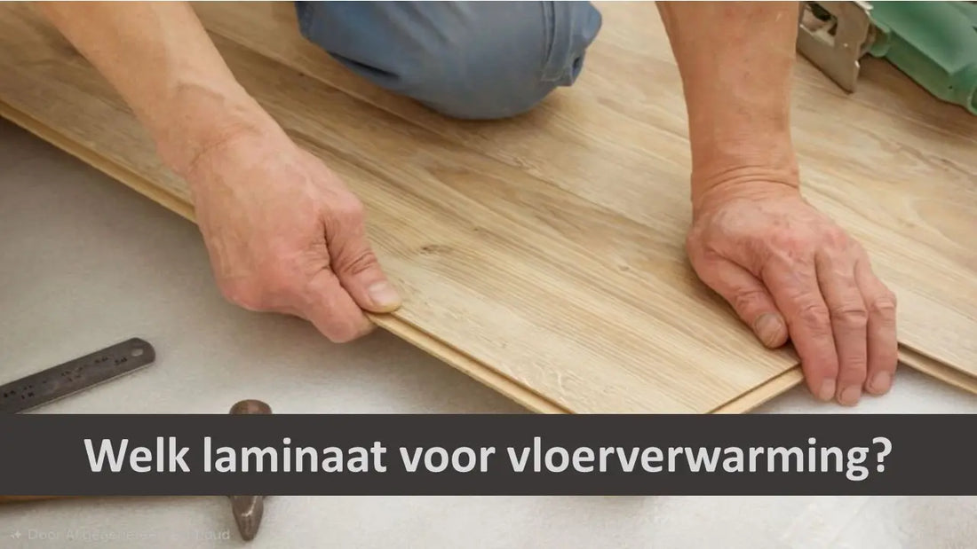 Welk laminaat is geschikt voor vloerverwarming: laminaat zwevend leggen op infrarood verwarmingsfolie